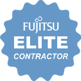Fujitsu Elite Contractor badge